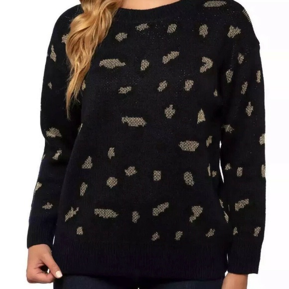 Kendall + Kylie Animal Print Sweater Pullover - Picture 2 of 7